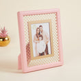 Load image into Gallery viewer, Pink Printed Glass Photo Frame

