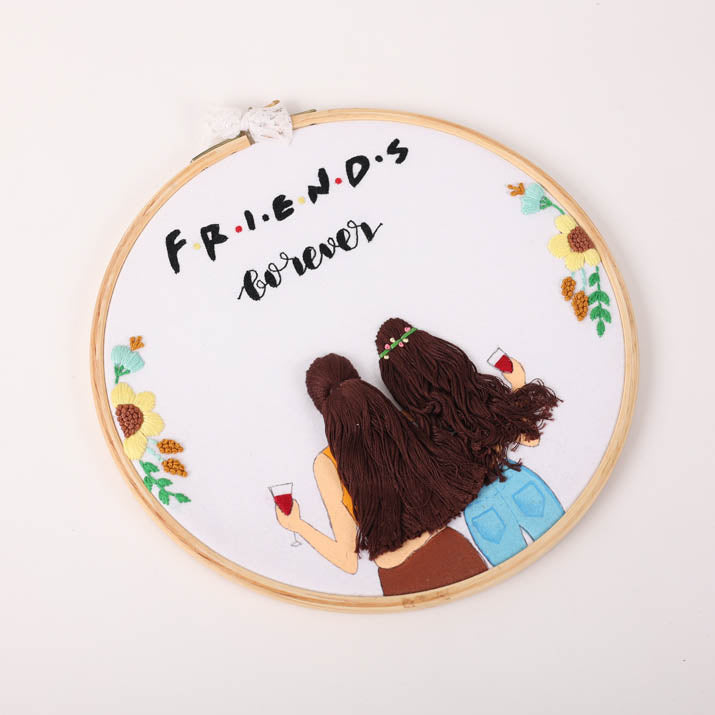 F.R.I.E.N.D.S Embroidery Hoop