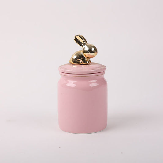 Pink Bunny Jar