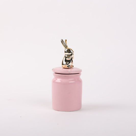 Pink Bunny Jar