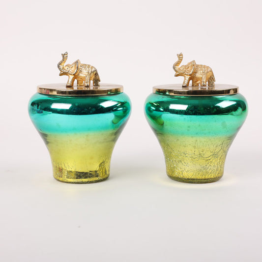 Green Chrome Jars