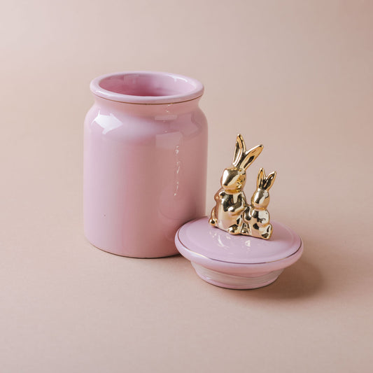 Ceramic Bunny Jar