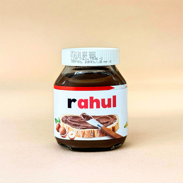 Personalised Nutella Jar