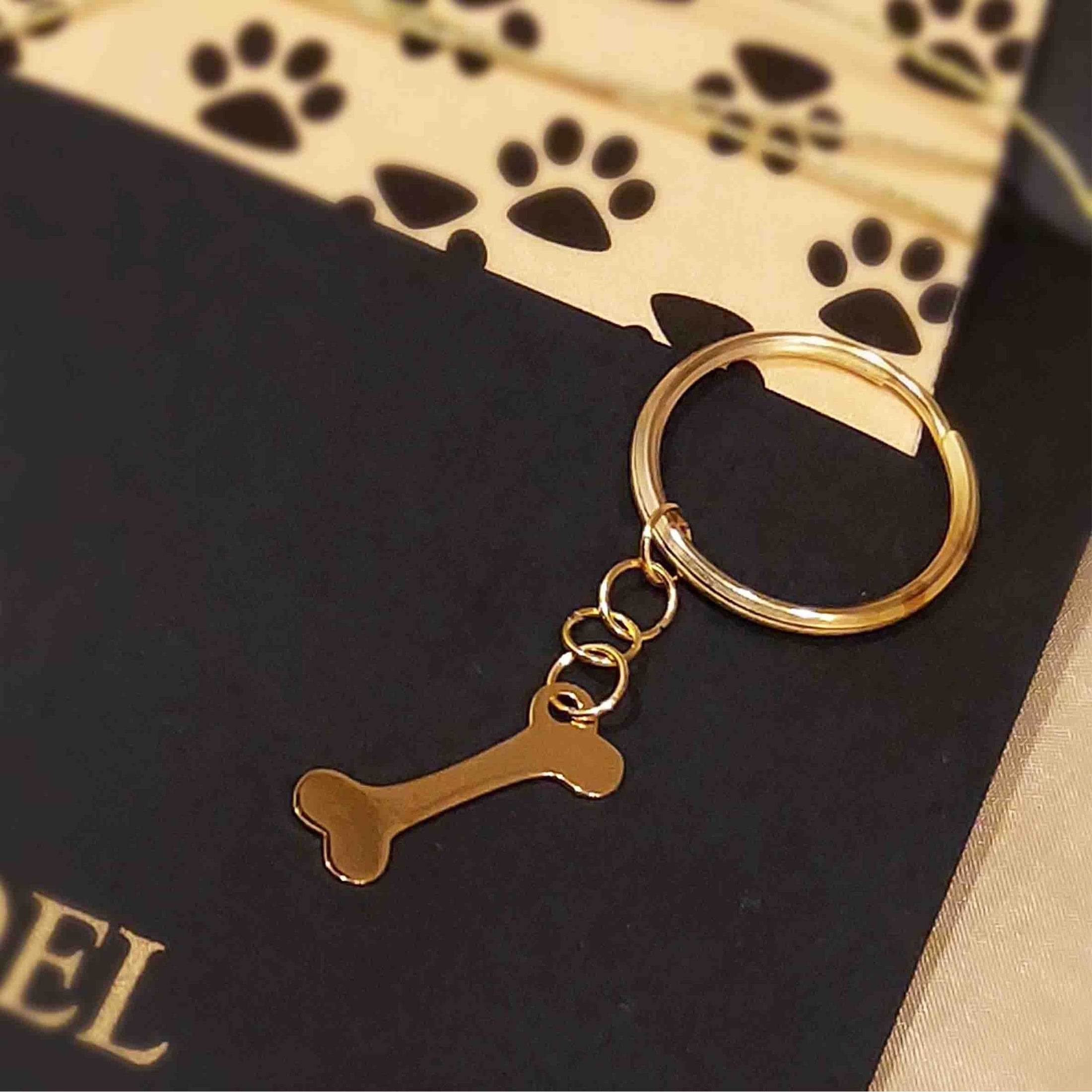 Bone Dog Charm