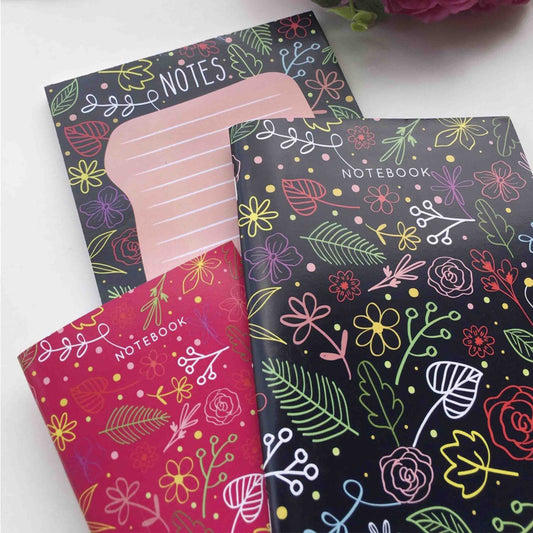 Flora Obsession Notebook Trio