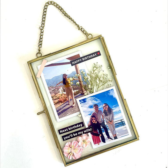 Personalised Glass Photo Frame