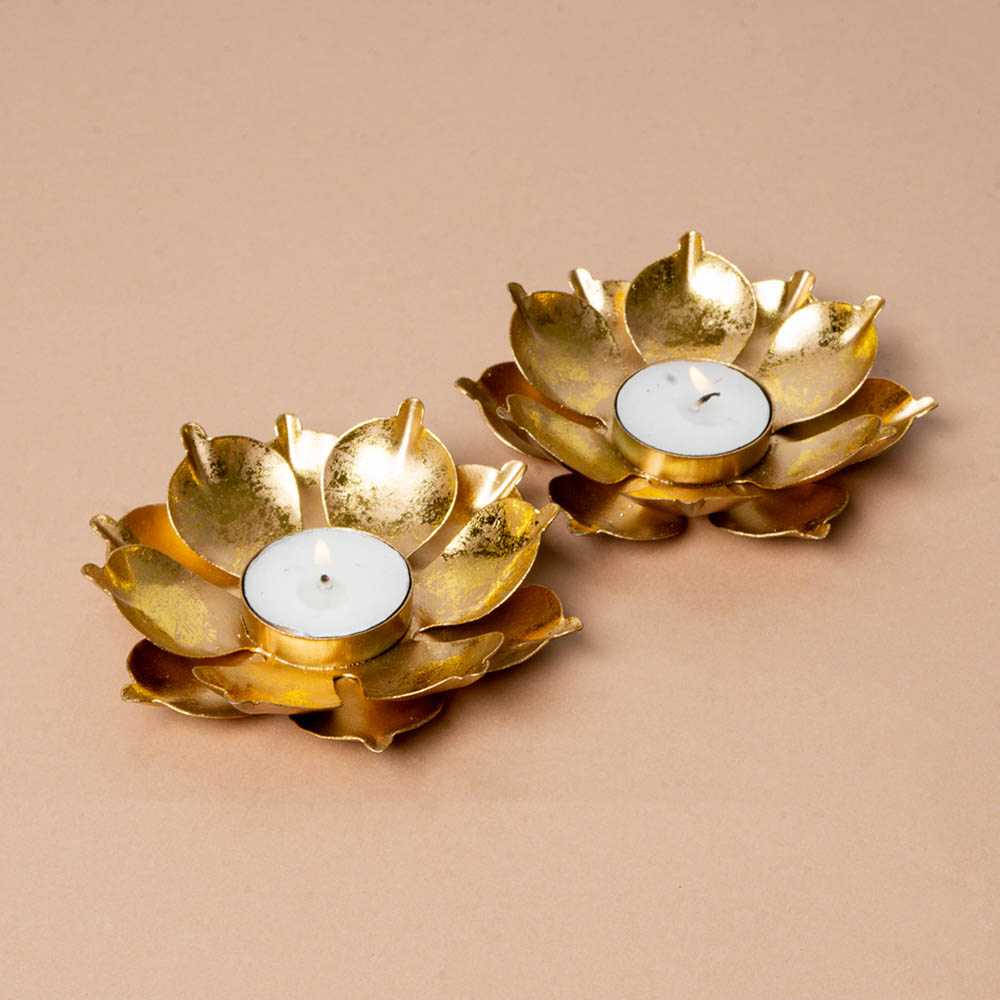 Metal Tlight Diya