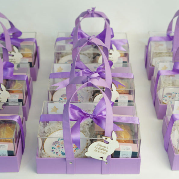 Plush Purple Hamper