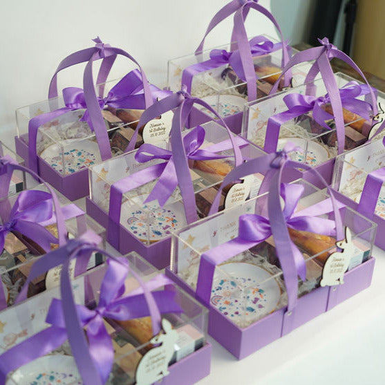 Plush Purple Hamper