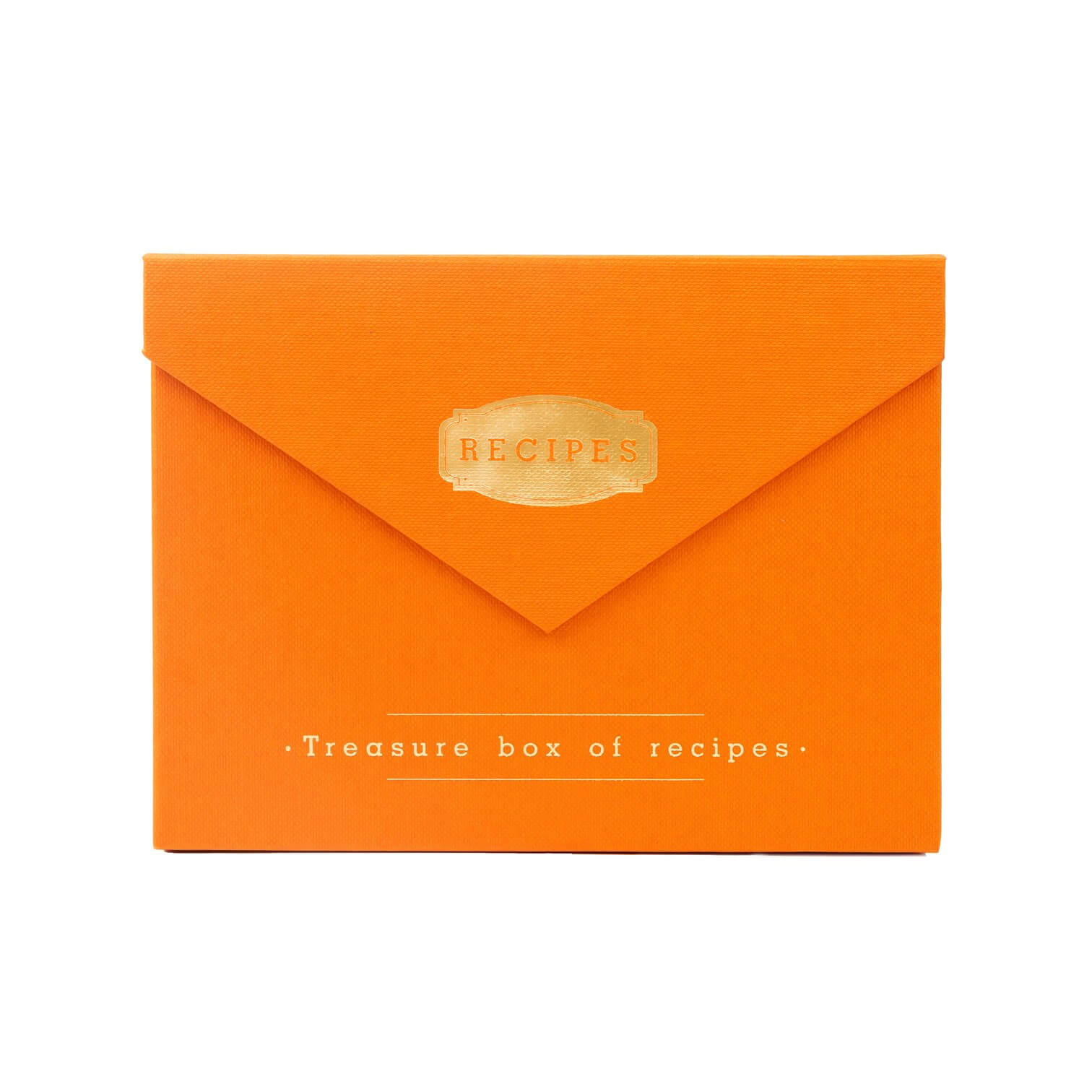 Orange Recipe Box