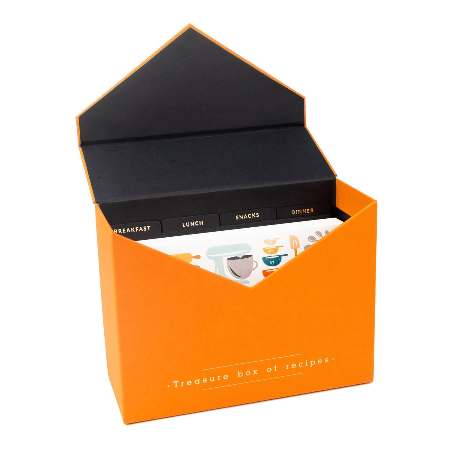 Orange Recipe Box