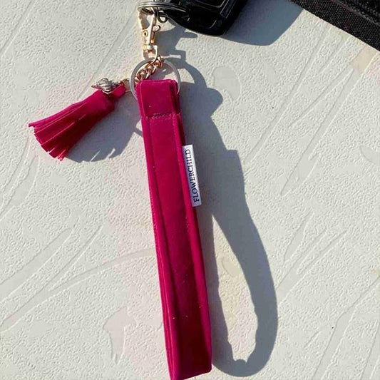 Fucsia Pink Wristlet