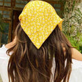Load image into Gallery viewer, Yellow Floral Bandana
