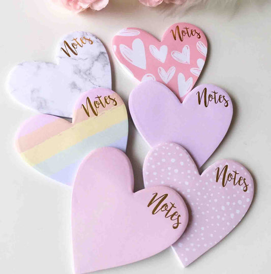 Heart Sticky Notes