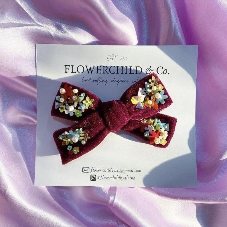 Velvet Hair Clip